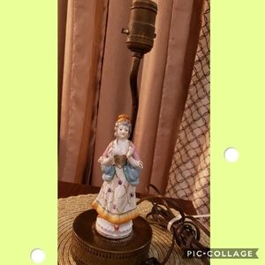 Vintage Victorian lady lamp